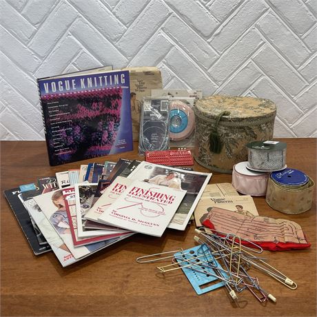 Collection of Vintage Sewing Patterns and Accessories