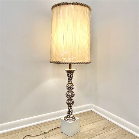 3-Way Hand Painted Metal Table Lamp