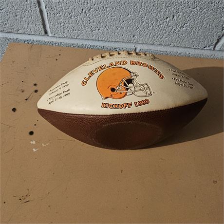 Vintage Cleveland Browns 1999 Series III Limited Edition Souvenir NFL Football