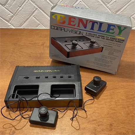 Bentley Compuvision Electronic Video Arcade Game Console