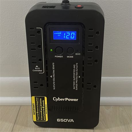 CyberPower 650VA Ecologic Battery Backup & Surge Protector System