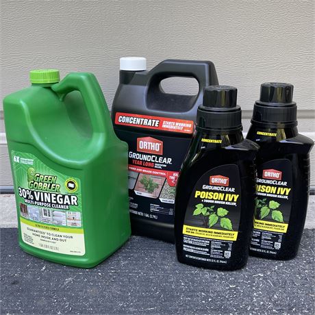 Weed / Grass Control, Poison Ivy / Tough Brush Killer & Multi-Purpose Cleaner