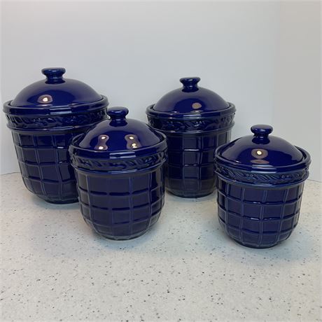 Set of 4 The Main Ingredients Pantry-Ware Graduated Canisters