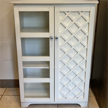 Adjustable Shelving Two Door Wood Cabinet