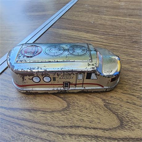 Vintage Fossil brand collector's watch tin