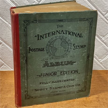 The International Postage Stamp Album w/ some Stamps (Junior Edition)