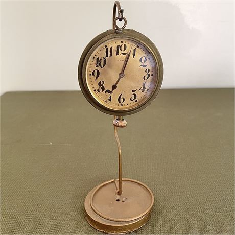 Old 8 Days (3.25") Clock on Stand