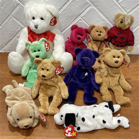 Dogs & Bears TY Beanie Babies