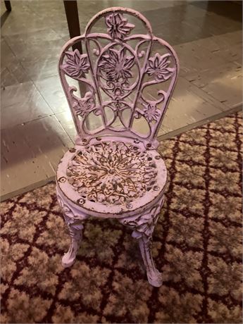 Small Wrought Iron Chair