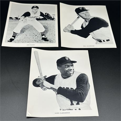 Pittsburgh Pirates Photographs - Donn Clendenon, Bob Friend, Bill Mazeroski
