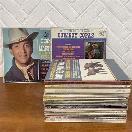 Vinyl Records with Mozart, Chopin, Lawrence Welks and Many More