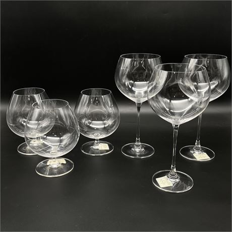Lenox Brandy Snifter and Wine Glasses