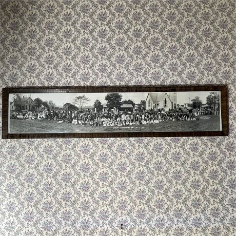 1920 - Solon Centennial Day 1920 Framed 3.5 ft. long Photo