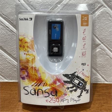 NIB SanDisk Sansa 2GB e250 MP3 Player