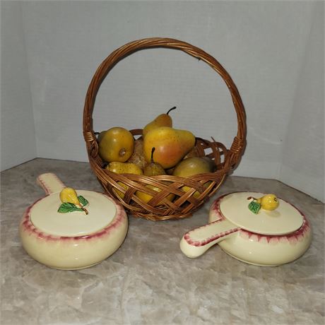 Pear Themed Decorative Lot