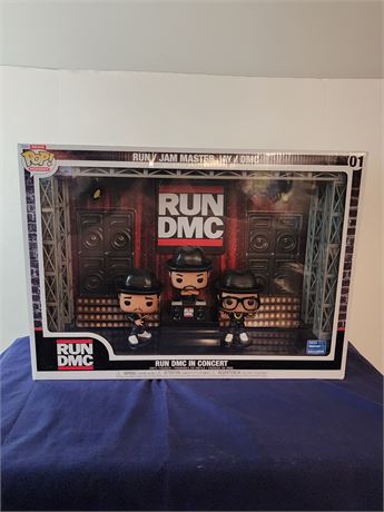 Funko Pop Deluxe RUN DMC in Concert~3 Vinyl Figurines *NEW*