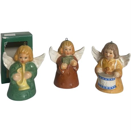 1983-1985 Goebel Annual Angel Bell Ornaments - 1985 with Original Box
