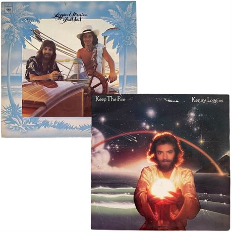 Kenny Loggins "Keep The Fire" & Loggins and Messina "Full Sail" Vinyl Records