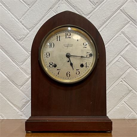 Antique Seth Thomas Cathedral Sonora 5 Bell Mantel Clock (No Key)