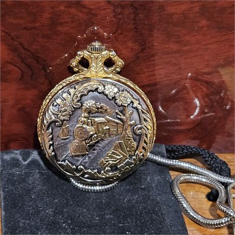 Dakota Gold Tone Pocket Watch