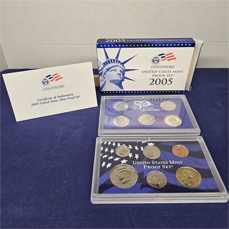 2005 U.S. Mint Proof Coin Sets w/COA