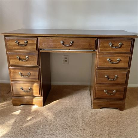 Vintage Broyhill Kneehole Desk