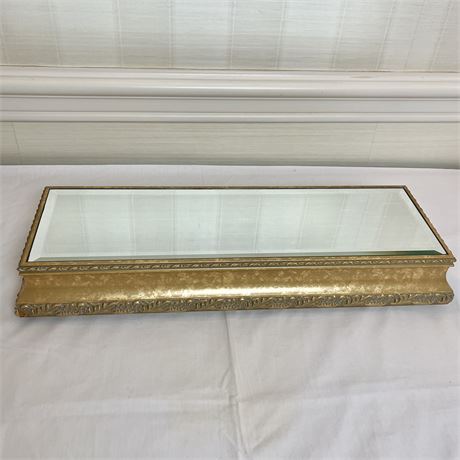T' Lara Beveled Mirrored Vanity Tray