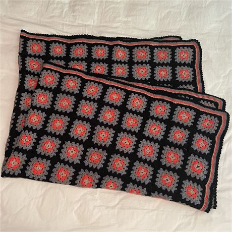 Decorative Crochet Throw Blanket