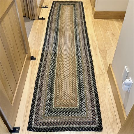 Safavieh Braided Collection Multi-Colored Runner Rug