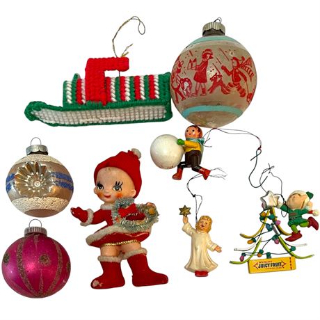 Bundle of Vintage Christmas Ornaments