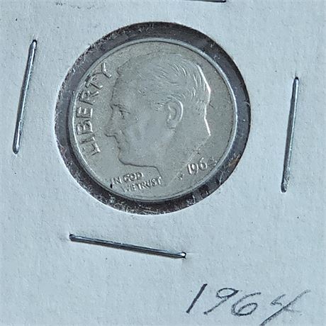 1964 Roosevelt Dime Silver