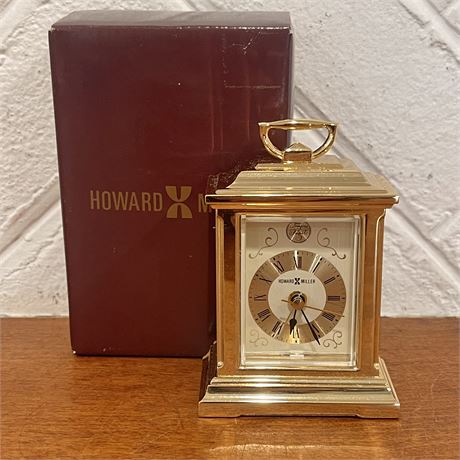 Howard Miller Tempus Fugit Quartz Alarm Clock w/ Box