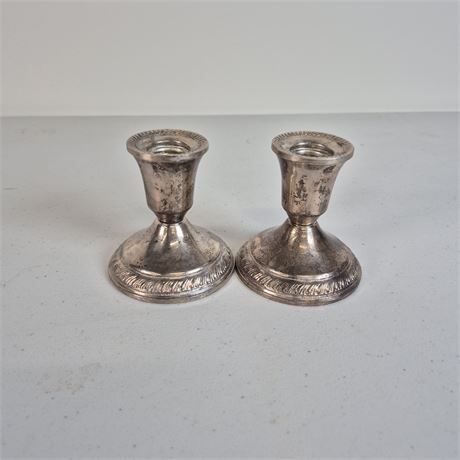 Sterling Candleholders