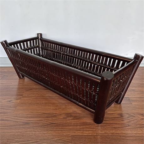 Solid Rattan Planter Box