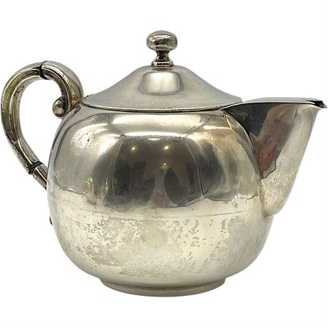 925 Sterling Silver Mexican Tea Pot for Tea Service