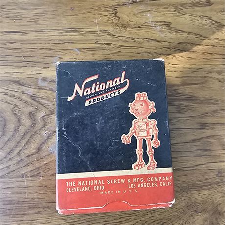 1950’s National Screw And Mfg Co Cleveland, Advertising Robot NAT Mascot