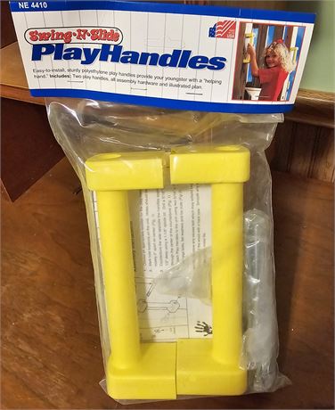 Swing-N-Slide Yellow Play Handles ~NOS