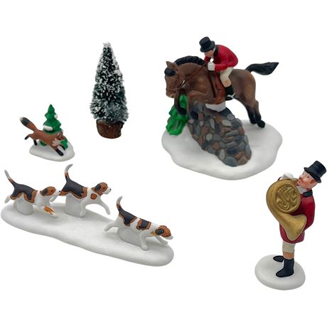 Vtg Department 56 Porcelain Village Figurines