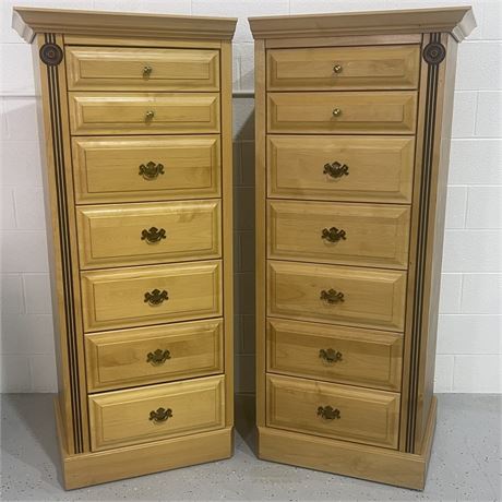 Pair of Tall/Narrow End Unit Storage Drawers