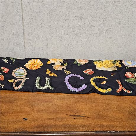 Gucci Brand Vtg. Silk Scarf