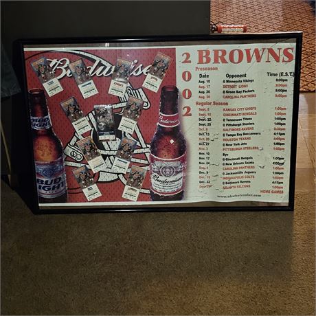 Cleveland Browns--2002 Schedule-