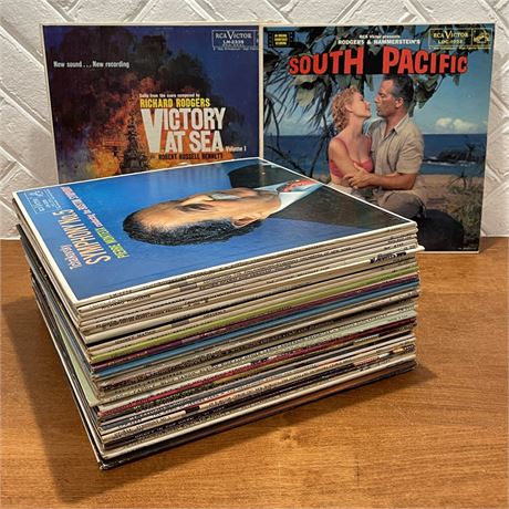 Mixture of Vinyl Records w/ Multiple Music Genres