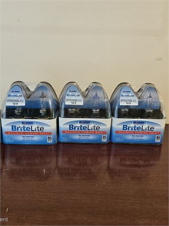 (3) Set of New Headlight bulbs~BP9006 & BP9005