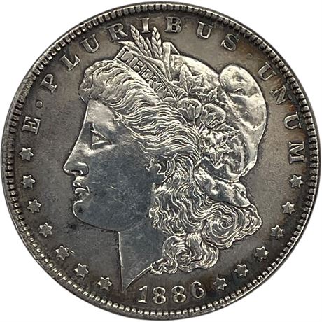 1886 Morgan Silver Dollar Coin