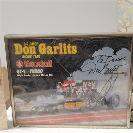 Autographed Don Garlits Top Fuel Drag Racing Color 8” x 10” Kendall GT-1 Turbo H
