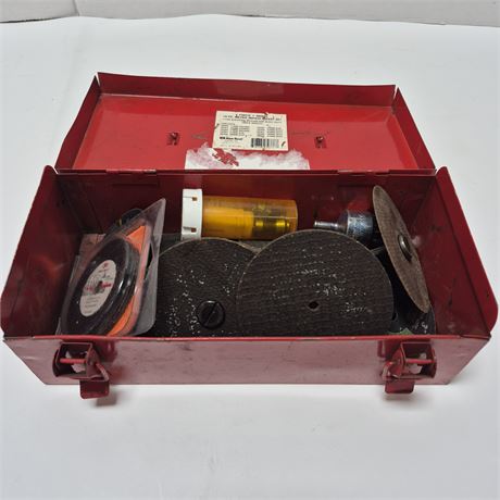 Red Metal Box Filled with ...
