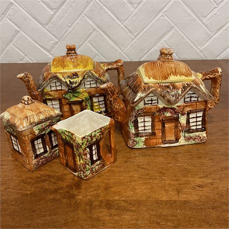 Vtg Price Kensington Cottageware Ceramic Tea Set