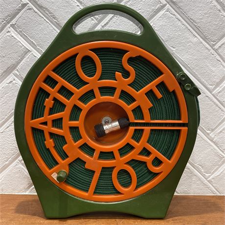 50ft Roll-a-Hose Retro Garden Hose