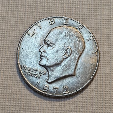 1972 Eisenhower Dollar Coin