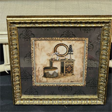Gregory Gorham "Vintage Vanity Panel I" Print